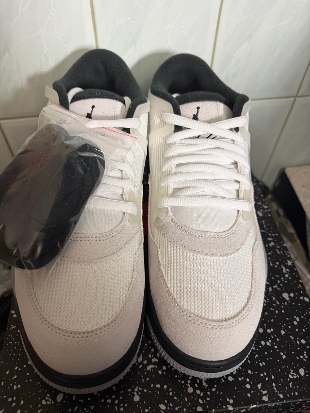 Nike Jordan 4 RPM low white black grey size 13
